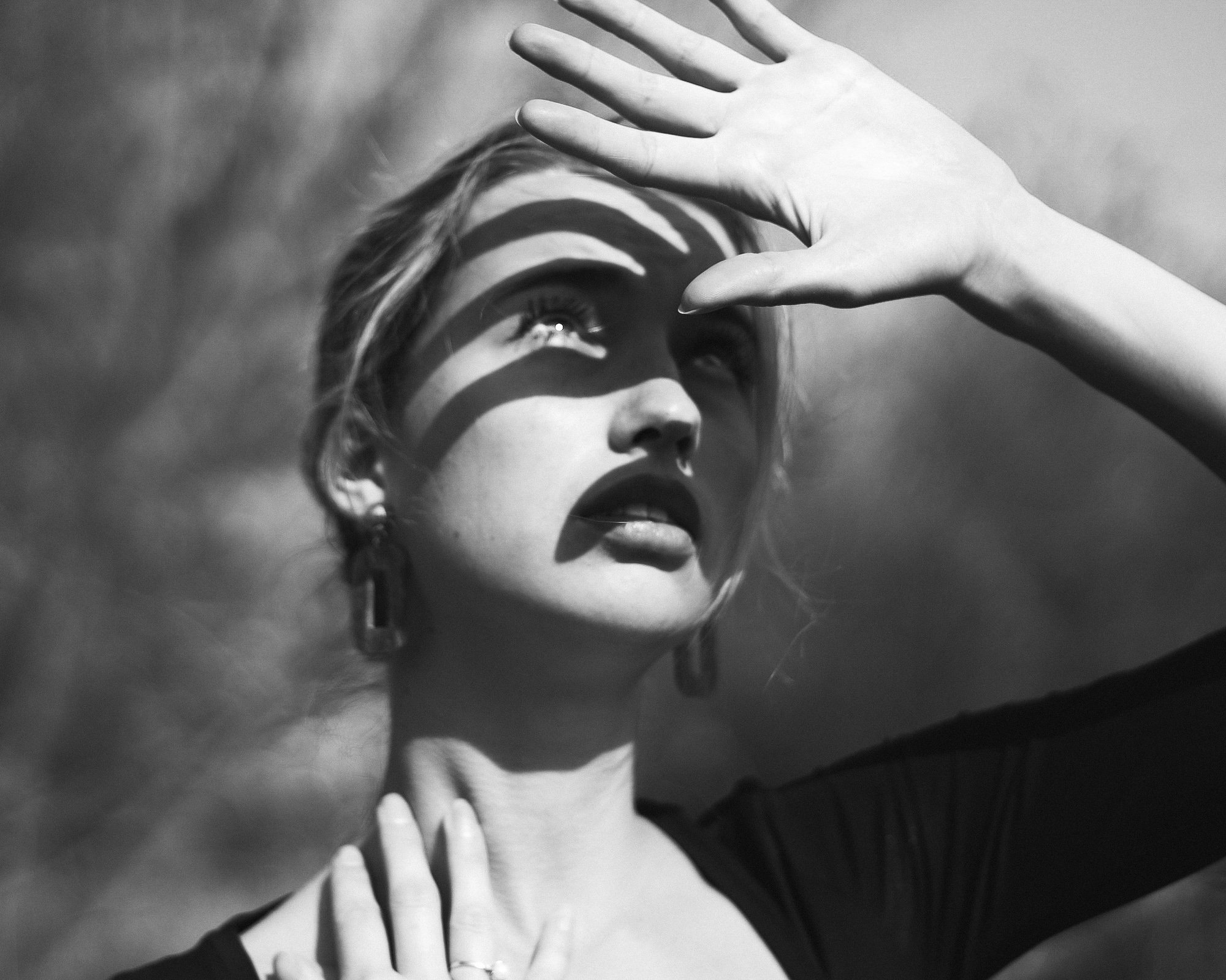 Jorinde, black and white portrait